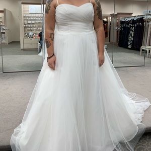 Wedding Dress from David’s Bridal. Never worn.